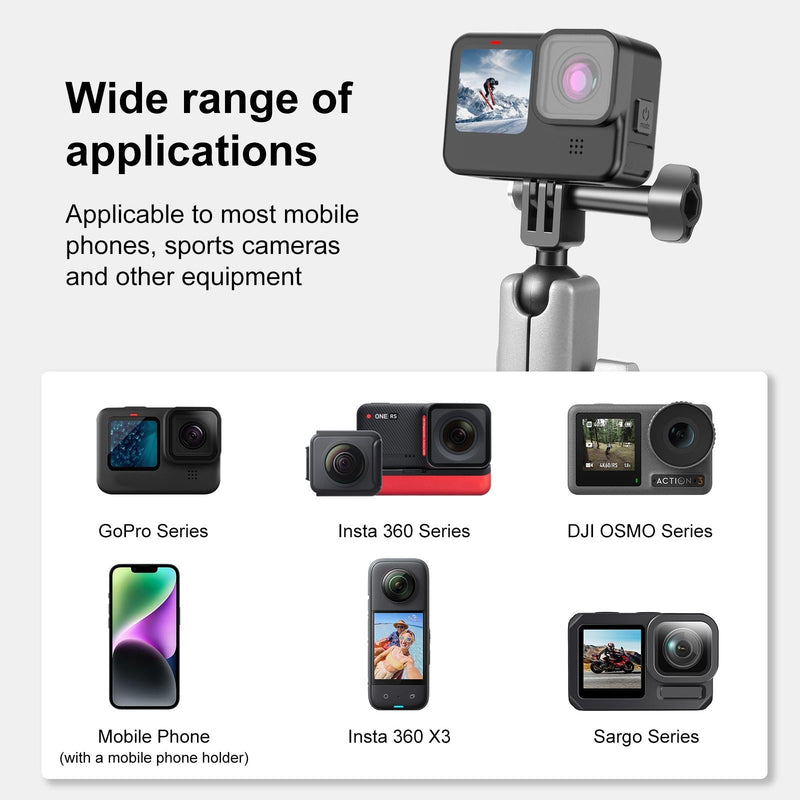 Suction Cup Arm Mount with Adapter and Screw