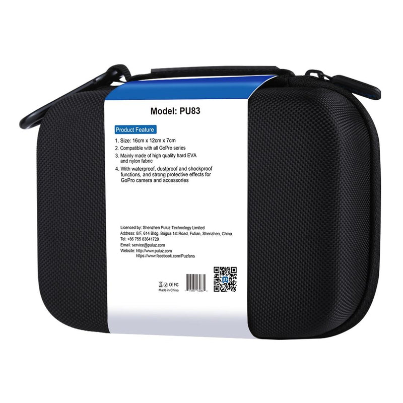 Waterproof Travel Case for Gopro Dji Action & Other Sport Cameras - Small