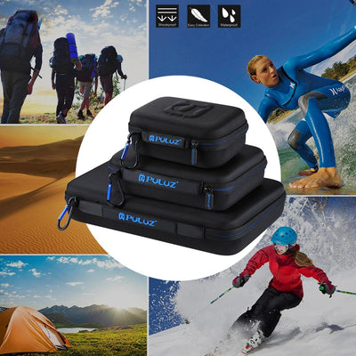 Waterproof Travel Case for Gopro Dji Action & Other Sport Cameras - Small