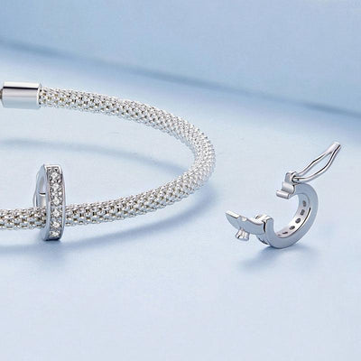 Universal Buckle Spacer Bead Platinum Plated