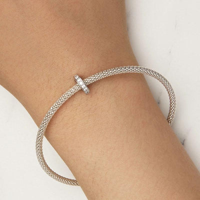 Universal Buckle Spacer Bead Platinum Plated