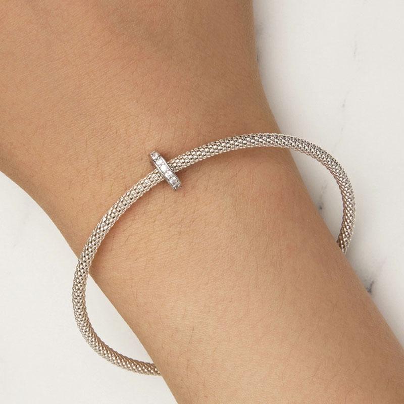 Universal Buckle Spacer Bead Platinum Plated