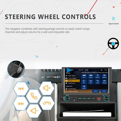 6.2 Inch Single Butt Carplay Car Monitor - Universal Wired Mp5 Player - Standard + Ahd Camera