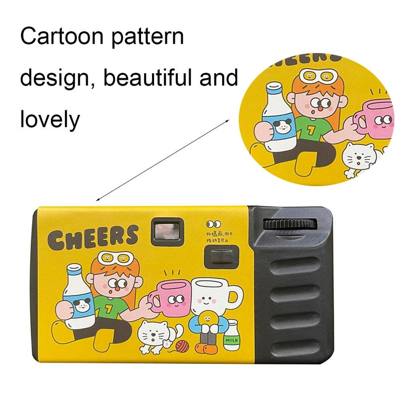 27 Retro Film Camera Waterproof Cartoon Stickers - no Camera