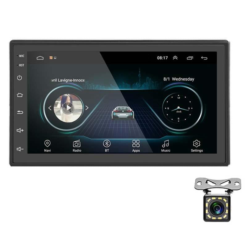 7 Inch Android Navigation Wifi Car Mp5 Player 1 + 32G Gps Bluetooth 2.5D Screen Standard + 12Lights Camera