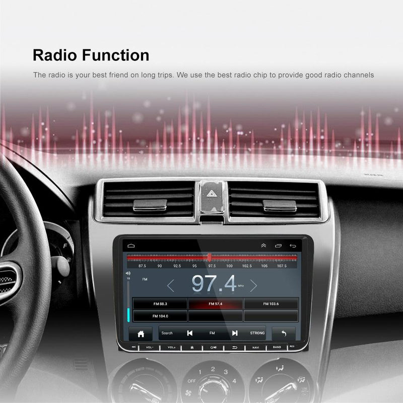 9 Inch Carplay Android10.0 Navigator For Volkswagen - 1 + 16G - Standard + 12Lights Camera