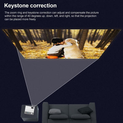 Smart Led Projector - 120 Ansi Lumens 1280X720P Basic Version