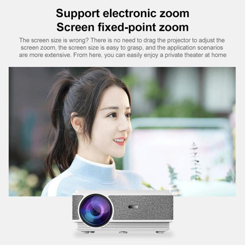Smart Led Projector - 120 Ansi Lumens 1280X720P Basic Version