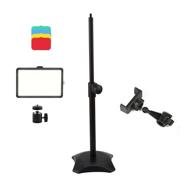 6 Three-Colour Temperature Flat-Panel Live Fill Light With 42Cm Bracket