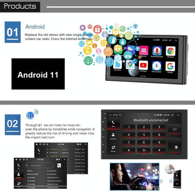 7 Inch Android Car Navigation Player + Ahd Camera - 2 + 32G