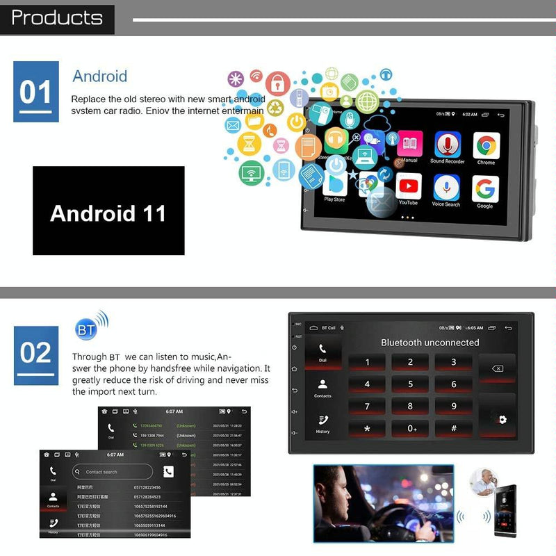 7 Inch Android Car Navigation Player + Ahd Camera - 2 + 32G