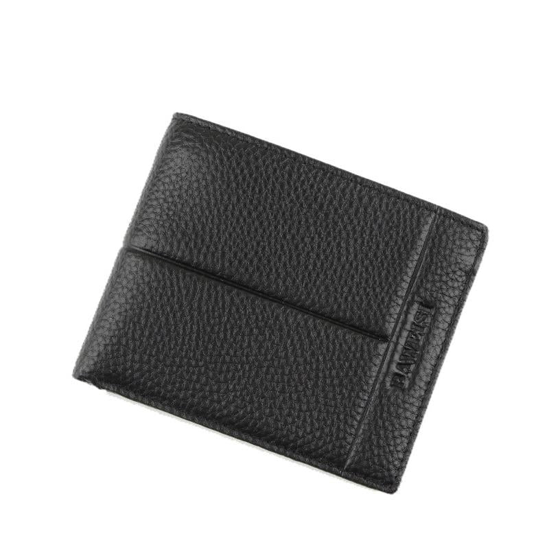 Rfid-blocking Men Wallet with Card Holder by Baweisi - Black