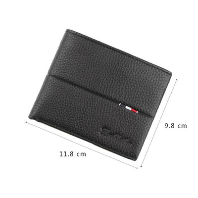 Rfid-blocking Men Wallet with Card Holder by Baweisi - Black