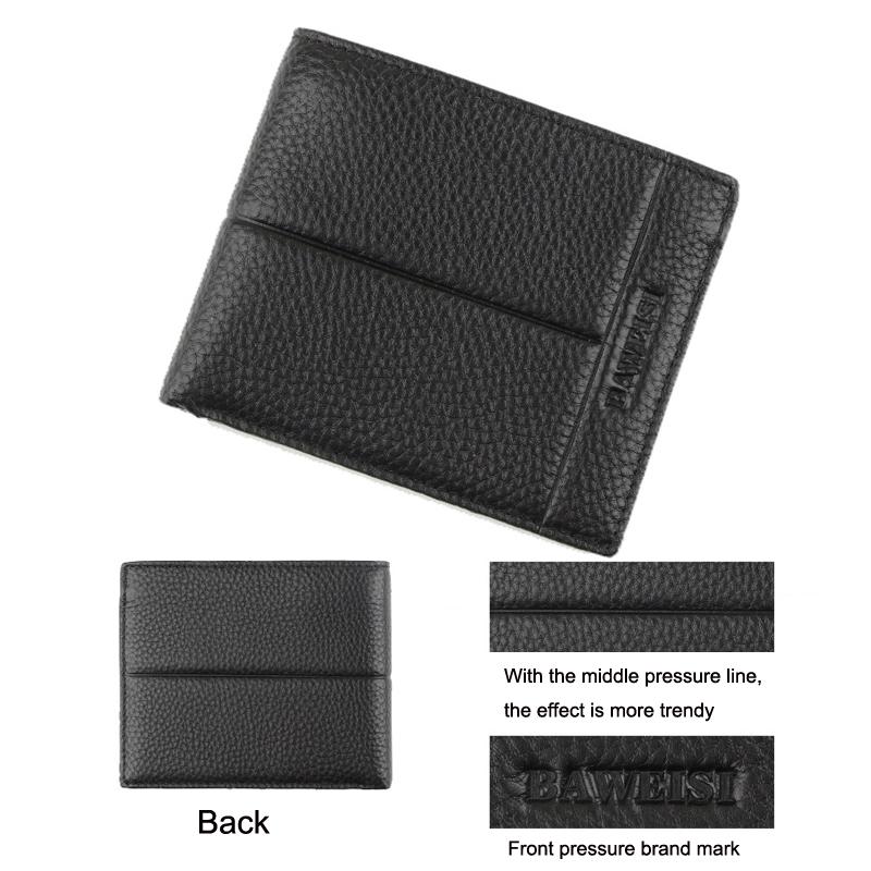 Rfid-blocking Men Wallet with Card Holder by Baweisi - Black