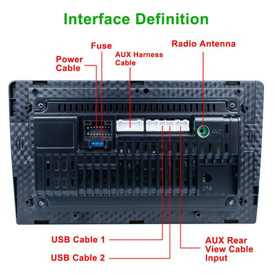 7 Inch Carplay Mp5 Player + 12 Light Camera - C7001