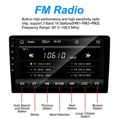 7 Inch Carplay Mp5 Player + 12 Light Camera - C7001