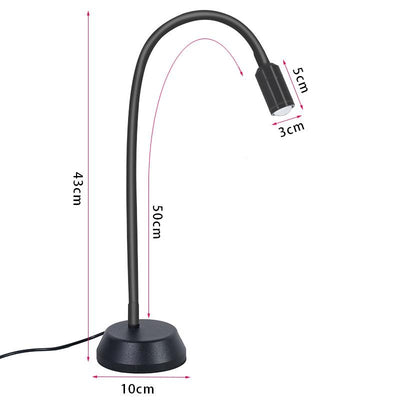 Adjustable Double-head Led Jewelry Table Lamp for Live Photos