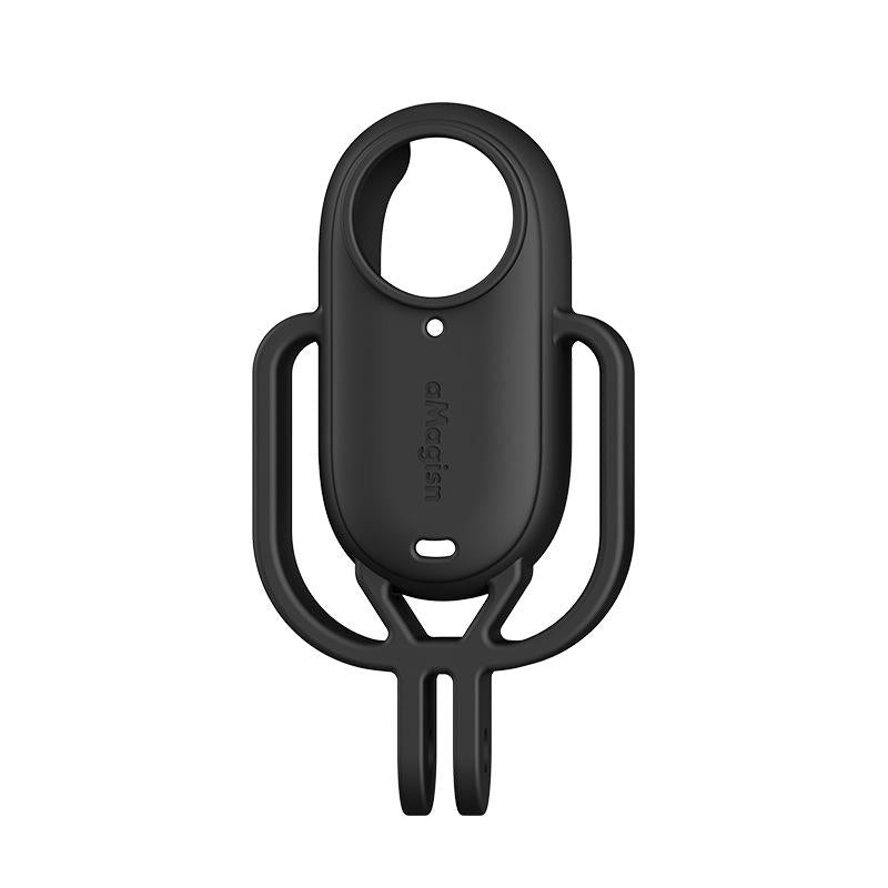 Amagisn Silicone Case for Insta360 Go 3 Camera - Horizontal - Vertical Black