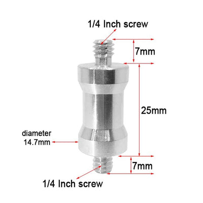 10-Pack 1 / 4 Male To Male Screw Adapters