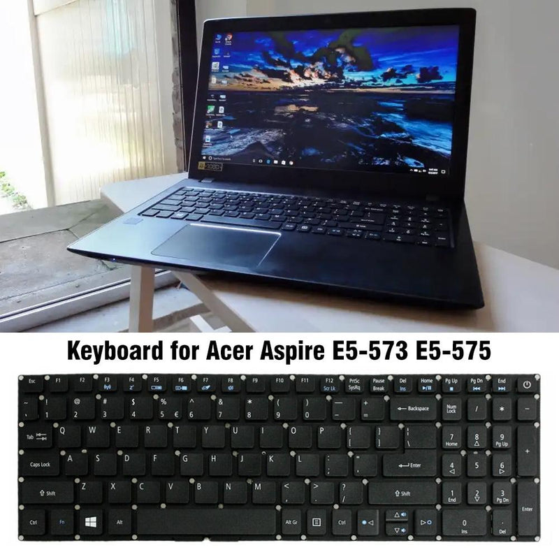 Portable Keyboard for Laptops - Compact and Durable - For Acer E5-573 / E5-575