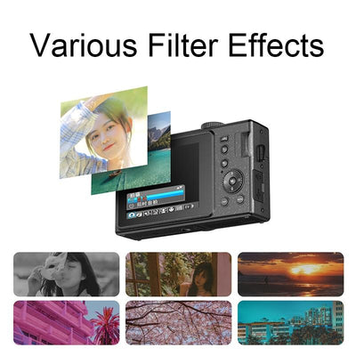 3.0 Hd Children'S Digital Camera With 48Mp & 3 Screen - Pink + Card Reader