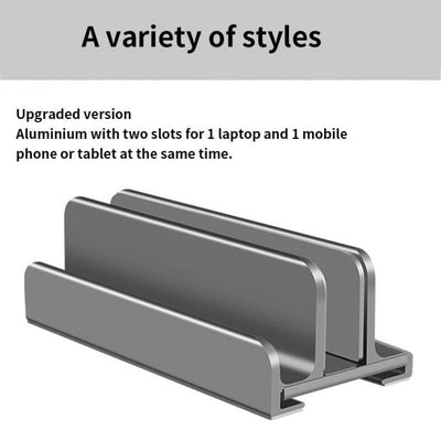 Multifunctional Aluminum Storage Stand for Laptop Tablet and Phone