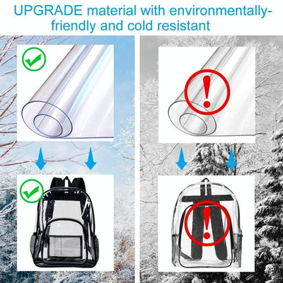 Waterproof Pvc Backpack for Students - Compact and Durable - Small Pink