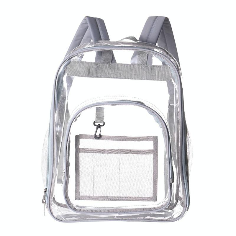 Waterproof Pvc Backpack for Students - Compact and Durable - Small Pink