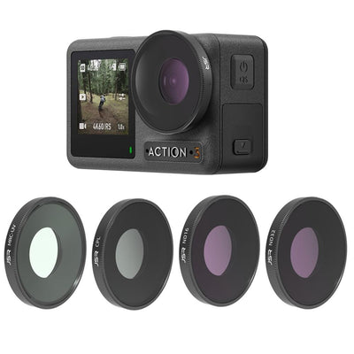3-Piece Lens Filter Set For Dji Action Camera