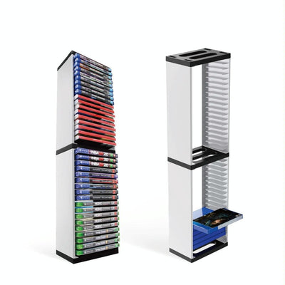 36-Cd Double-Layer Rack For Ps5 Console Games