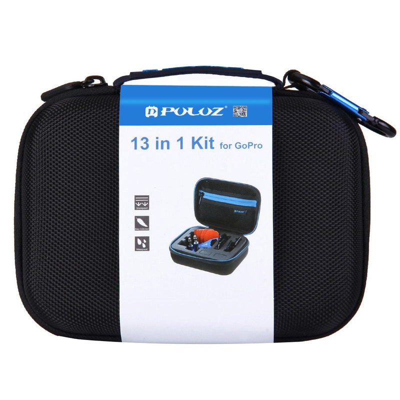 13-in-1 Cnc Metal Accessories Kit for Action Cameras with Eva Case