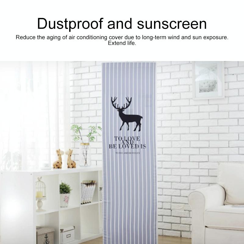 Raindrop Fabric Dust Cover for Vertical Cabinet Ac - 170x50x30cm All-inclusive
