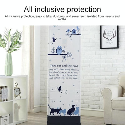 Raindrop Fabric Dust Cover for Vertical Cabinet Ac - 170x50x30cm All-inclusive
