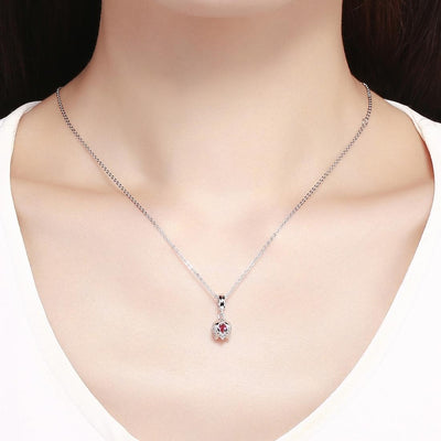 925 Sterling Silver Tulip Pendant For Diy Bracelets & Necklaces