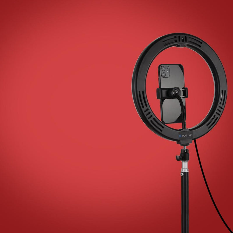 10.2 Rgbw Led Ring Light Kit with 1.1m Tripod & Phone Clamp