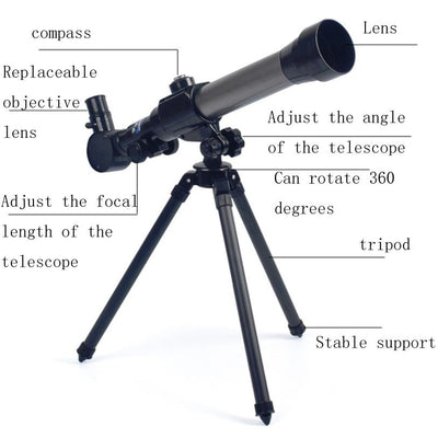 High-power Small Telescope for Kids - Science Education Toy