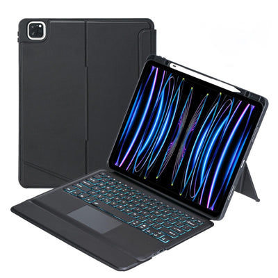 12.9 Ipad Pro Touch Backlight Bluetooth Keyboard Leather Case - Split Type 2022 / 2021 / 2020 / 2018