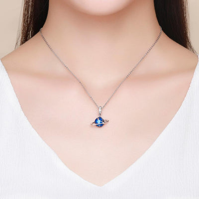 925 Sterling Silver Diy Planet Charm For Bracelets