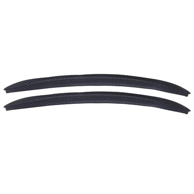 2 Pcs Car Auto Rubber Fender Guard Protection Strip Scratch Protector Sticker - Size 34 X 2Cm