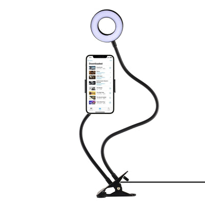 Adjustable 3.5 Live Broadcast Led Fill Light with Phone Clamp