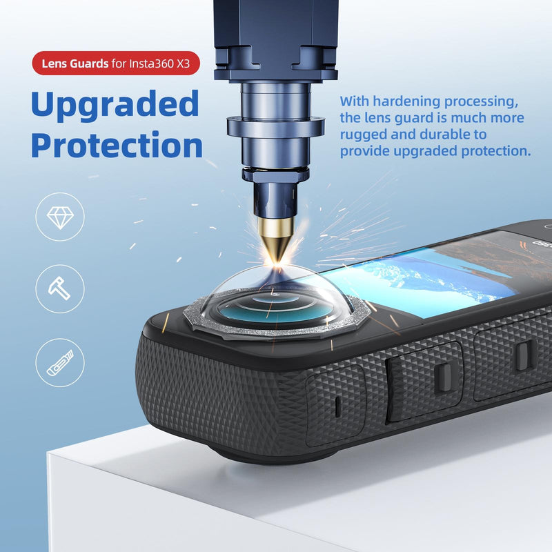 2-in-1 Insta360 X3 Lens Guard for Mobility Camera