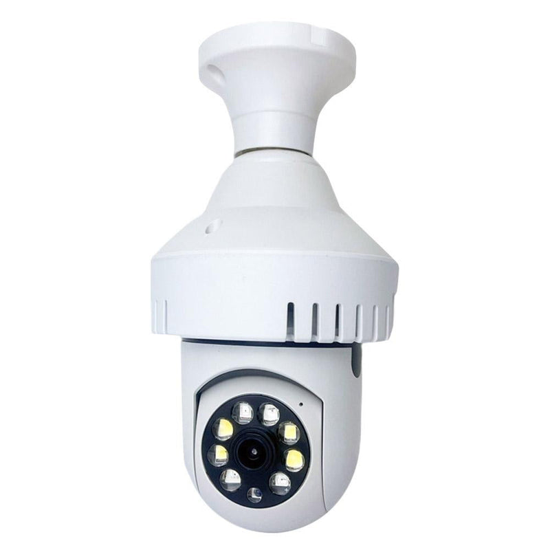 1080P Wifi Camera With Night Vision And Two-Way Voice - Smoke Alarm Bulb