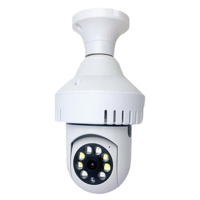 1080P Wifi Camera With Night Vision And Two-Way Voice - Smoke Alarm Bulb