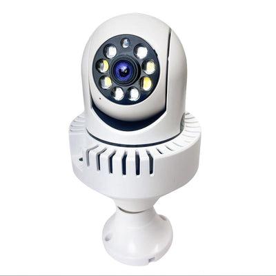 1080P Wifi Camera With Night Vision And Two-Way Voice - Smoke Alarm Bulb