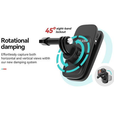 Universal Magnetic Backpack Mounting Bracket - Quick Release