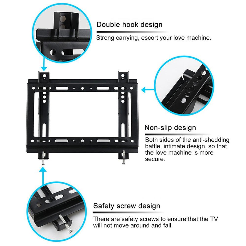 Adjustable Vertical Angle Tv Wall Mount Bracket for 26-55 Inch Screens