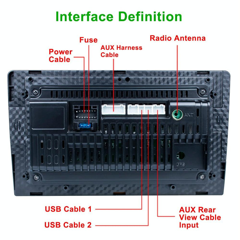 7 Inch Carplay Car Mp5 Player + Ahd Camera - Standard