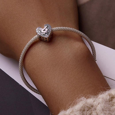 Diy Pearl Pink Bracelet With Fantasy Pendant