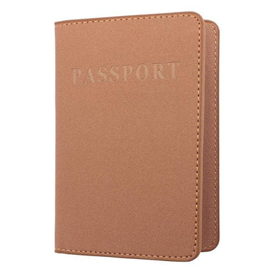 Frosted Pu Multi Card Passport Holder Dirty Yellow