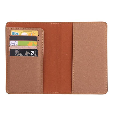 Frosted Pu Multi Card Passport Holder Dirty Yellow